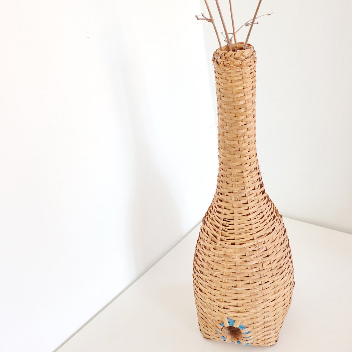 BAMBOO HANDWOVEN VASE Bamboo vase tall Vases decor vases Etsy