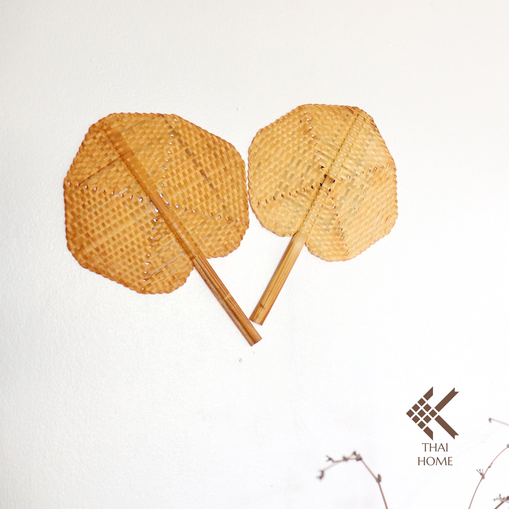 Bamboo Woven Fan Wall Decor bamboo Wall Artbamboo Wall Fans Etsy