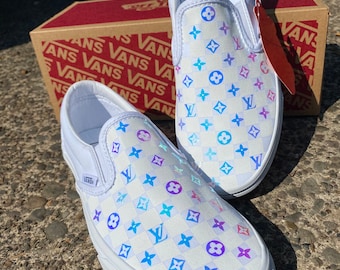 vans with checkered rim