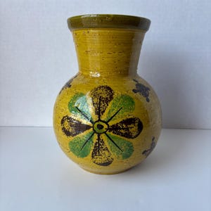 Vintage Aldo Londi Bitossi for Rosenthal Netter Vase, Made in Italy, Mid Century Pottery
