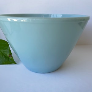 Vintage Fire King Delphite Mixing Bowl, Vintage Blue Fire King Splash-Proof Mixing Bowl, Mid Century Delphite Bowl
