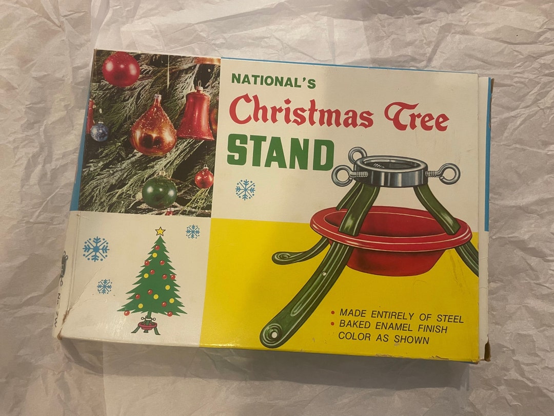 Vintage Nationals Christmas Tree Stand Vintage Metal Etsy