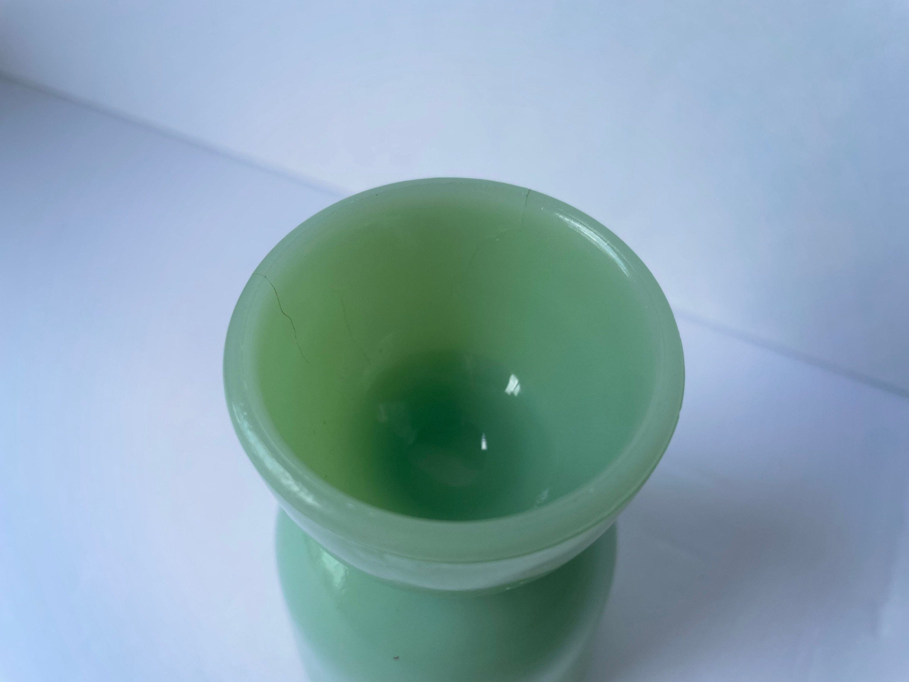 Vintage Fire King Jadeite Double Egg Cup Vintage Jadeite Egg Etsy
