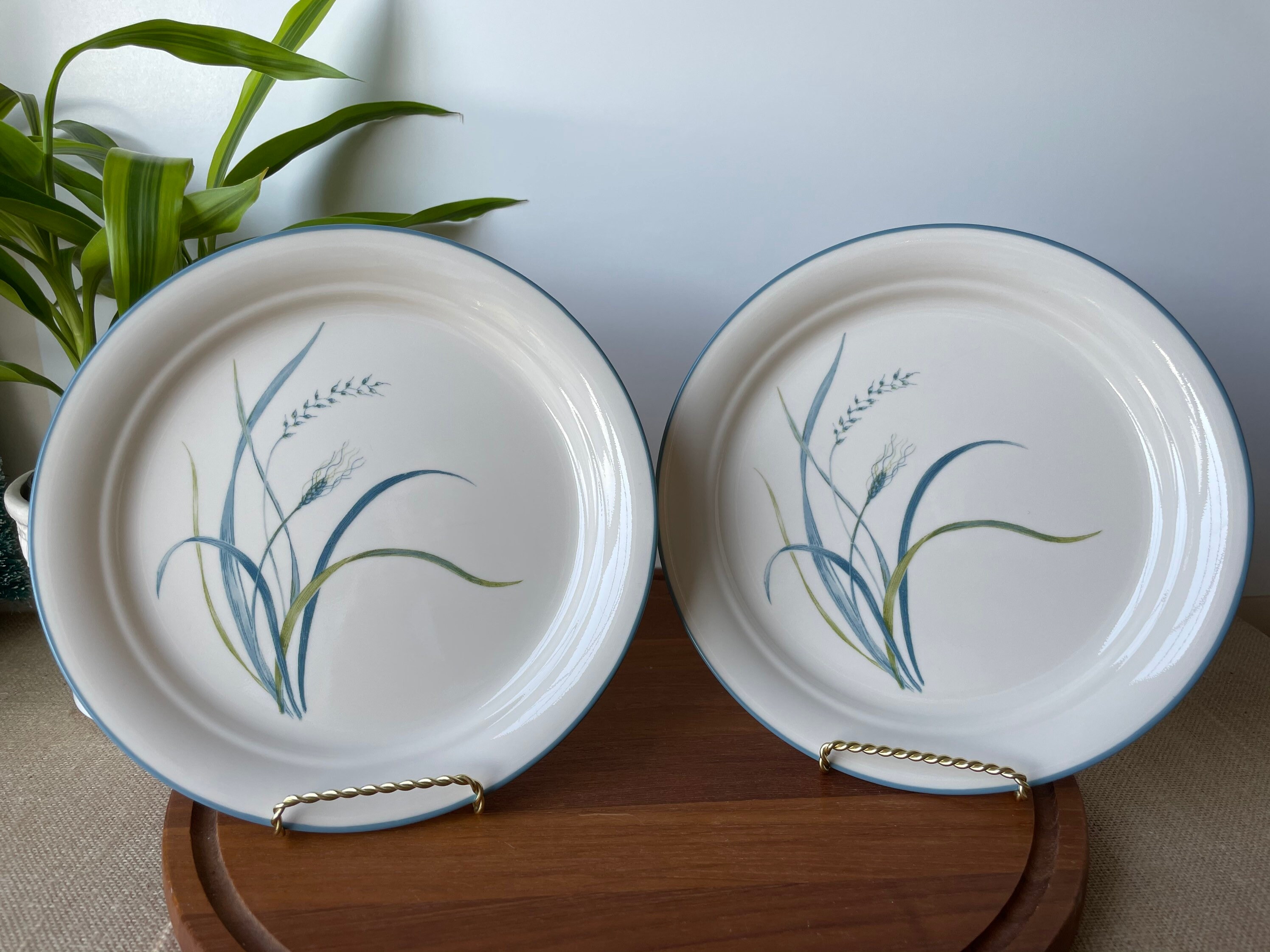 Set of 2 Vintage Corelle Wheat Plates Etsy