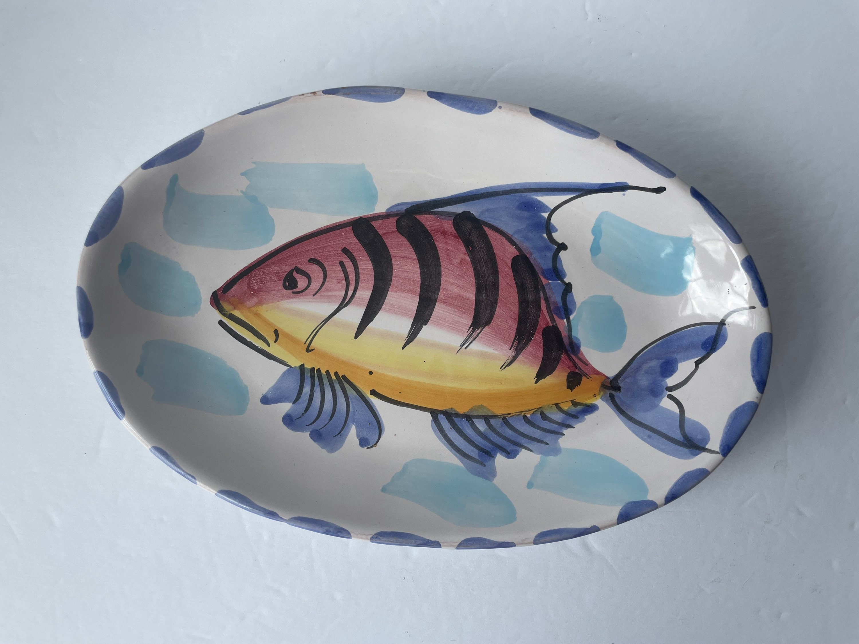 Vietri top fish platter