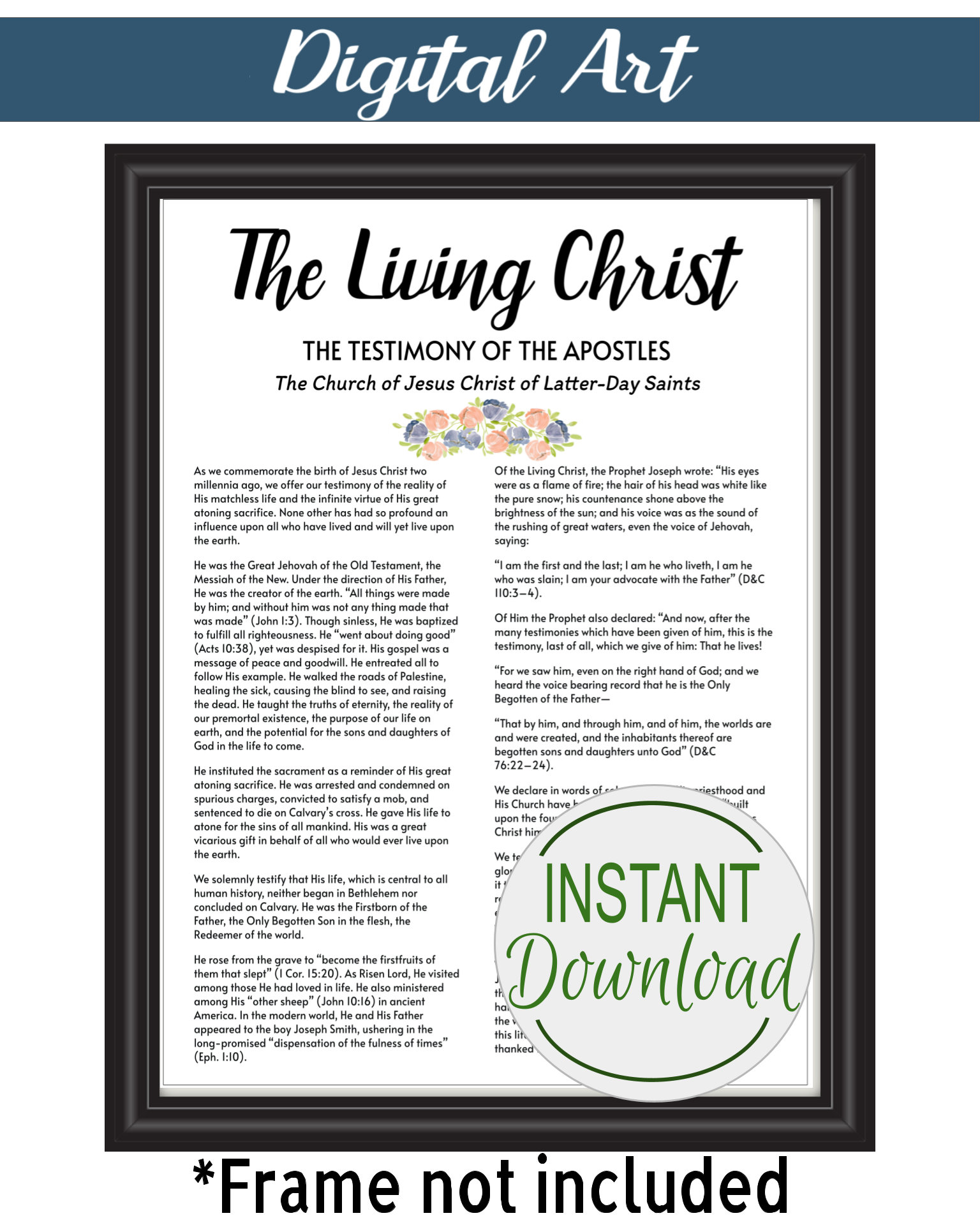 the-living-christ-the-church-of-jesus-christ-of-latter-day-saints-lds-includes-8x10-11x14-16x20-in-all-5-options-digital-download-etsy for The Living Christ Free Printable The Living Christ, the Church of Jesus Christ of Latter-day Saints, LDS - Includes 8x10, 11x14 & 16x20 in All 5 Options, DIGITAL Download - Etsy for The Living Christ Free Printable