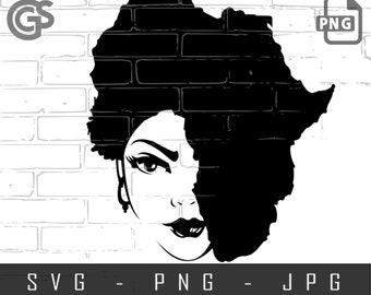 Free Free 222 Black Woman Face Svg Free SVG PNG EPS DXF File