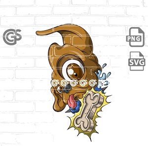 Puppy Treats! - SVG PNG Graphic T-Shirt design, Cricut Vector, Urban, Cartoon Dog Snack, Sublimation svg Download