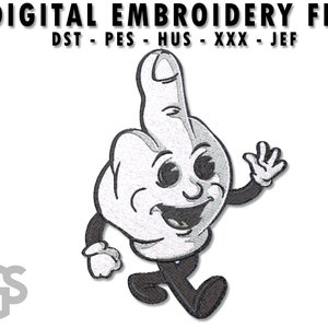 No Fcks Given - Embroidery Digital File PES JEF, Machine Stitching, Don't Care Carefree Careless, Embroidery File Instant Download