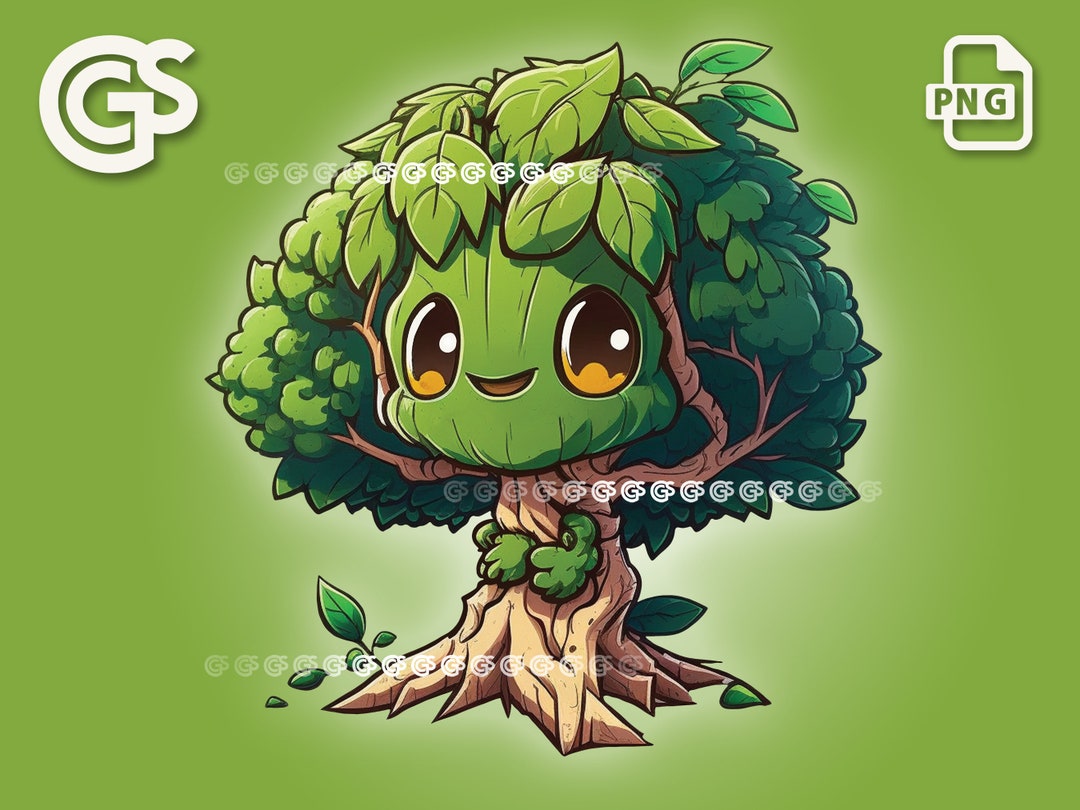 Happy Little Tree PNG - Earth Day T-shirt Trees, PNG File, Sublimation ...