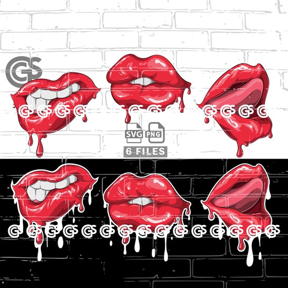 lips t shirt design