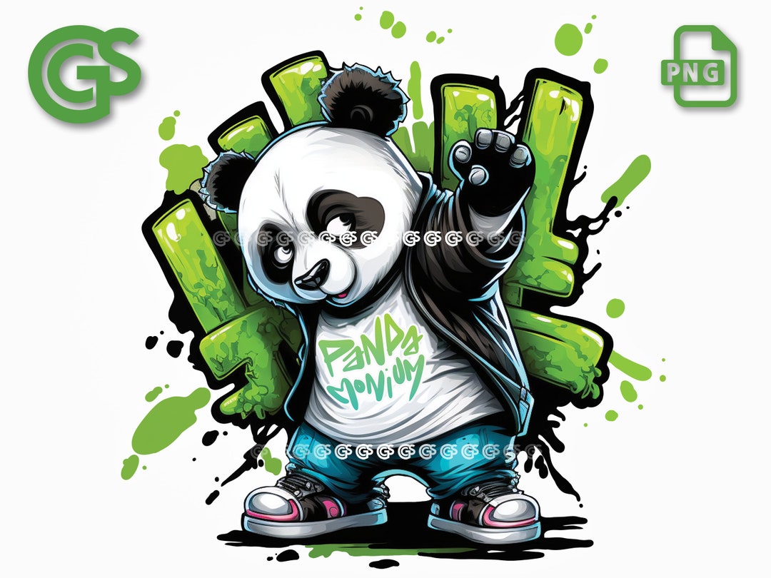 Download Cute Kawaii Panda Chilling Out Wallpaper