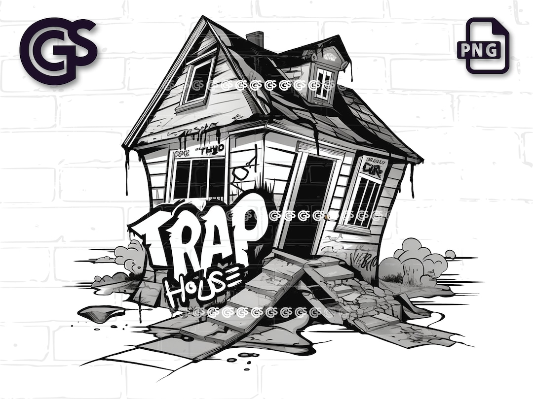 Trap House PNG File Local Pot Dealer, Urban Streetwear Tshirt Design