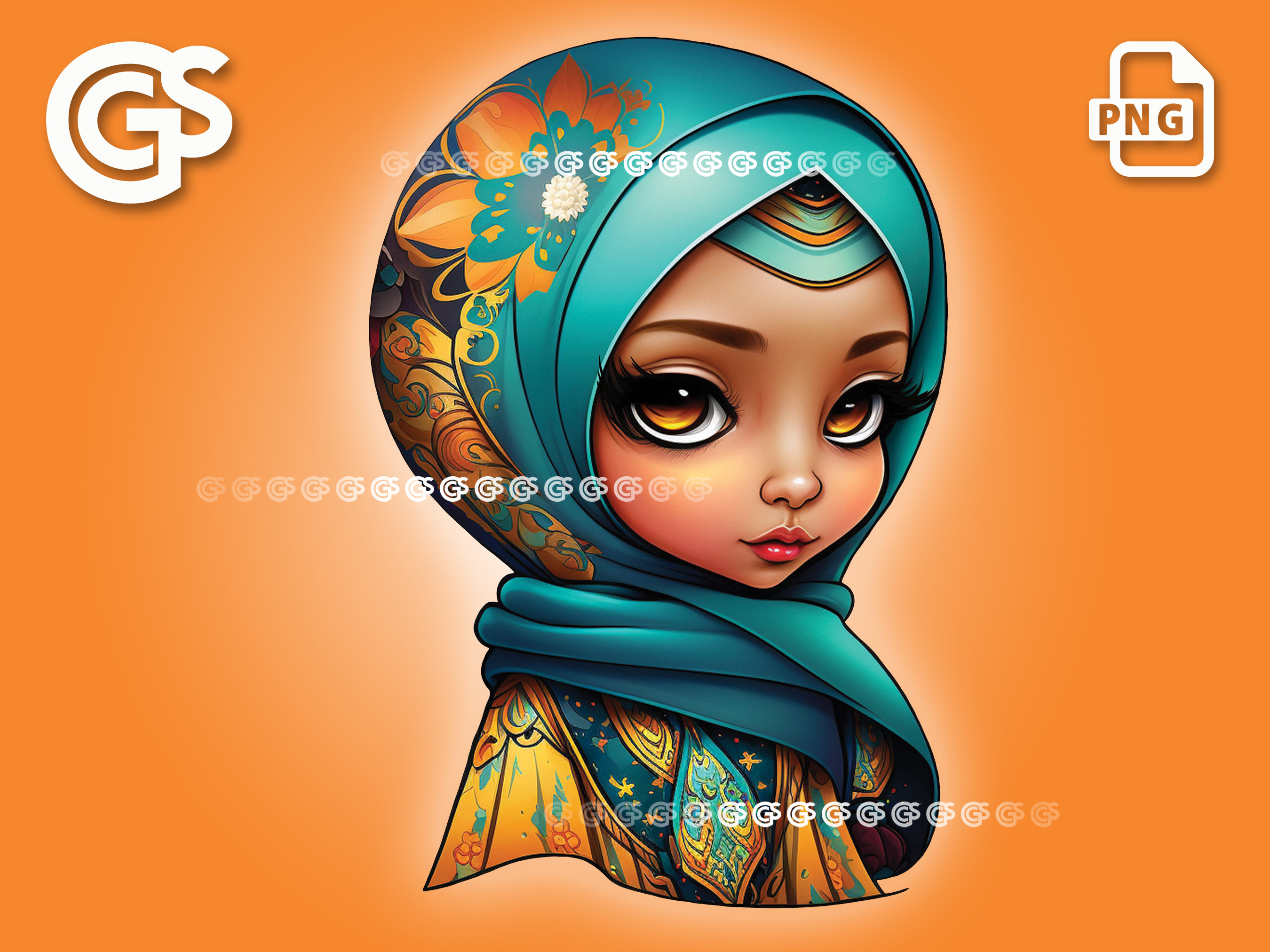 cute muslim girl Sticker for Sale by muslim-ah