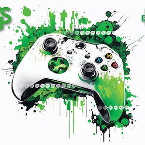 Controller di gioco Graffiti, PNG - Gamer Life, T-shirt digitale PNG, Design a sublimazione, Videogioco, design png