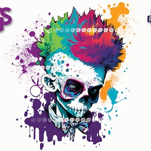 Graffiti Skullboy PNG: graffiti-T-shirt, sticker digitaal bestand, Skulls DJ, sublimatie urban streetwear, pngs-ontwerpen