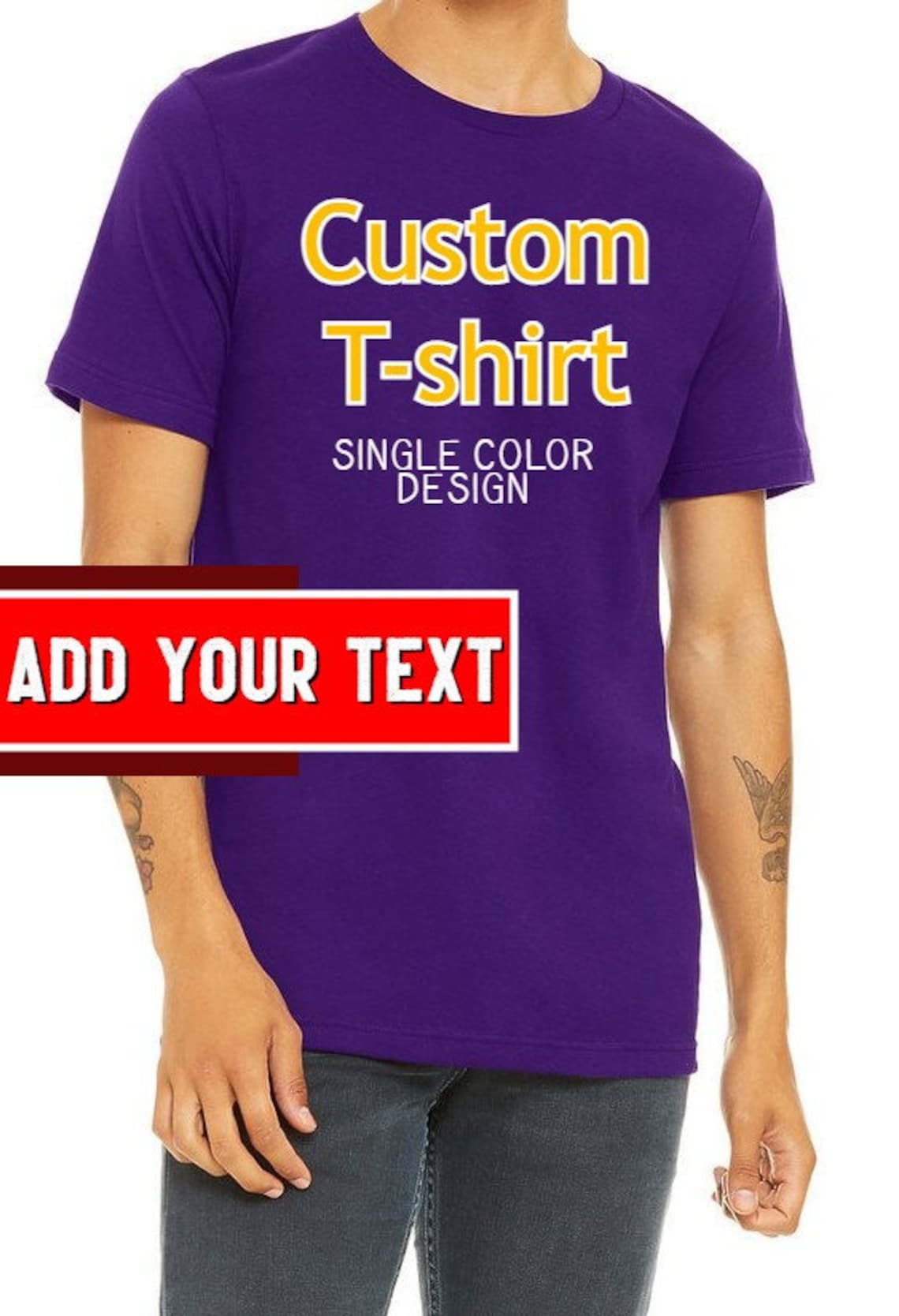 Custom T Shirt Men S To 5xl Custom Shirt Personalized Etsy