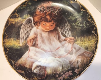 Bradford Exchange “An Angel’s Kindness" Collectors Plate Heaven's Little Sweethearts Limited Edition