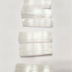 Natural Selenite Healing and Cleansing Crystals Bar