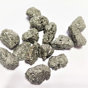 Natural Gold Pyrite Nugget Crystal/Mineral Stones - Perfect for Carrying in Purse or as a Pocket Stone