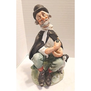 値下げ！カポディモンテ老人と犬 Capodimonte old man - Etsy 日本
