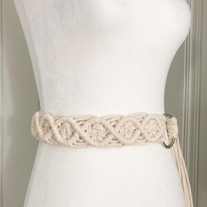 LAYLA Handmade Macrame Boho One-size Belt, O-ring Belt - Etsy