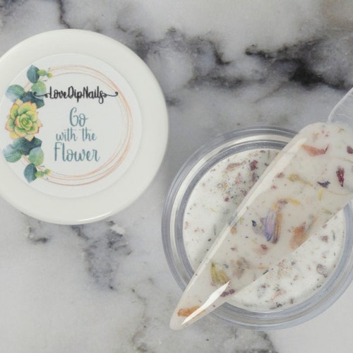 Rosy Posy Acrylic Nail Dip Powder Etsy