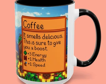 Stardew Valley Mug: Ceramic Tea Cup, Gamer coffee mugs