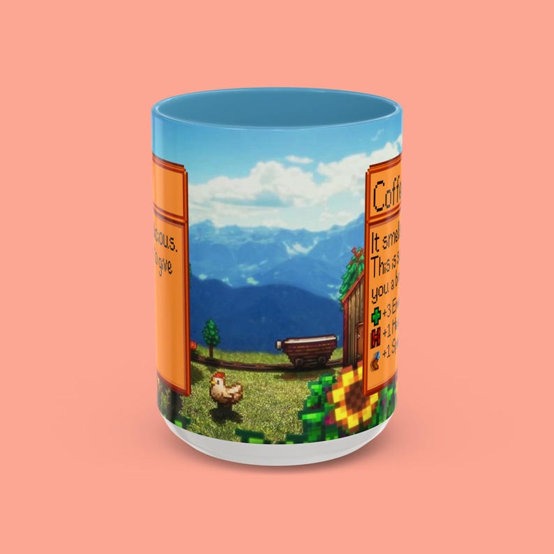Stardew Valley Mug | Gamer Coffee Cup | Gamer Mug | Coffee Mug