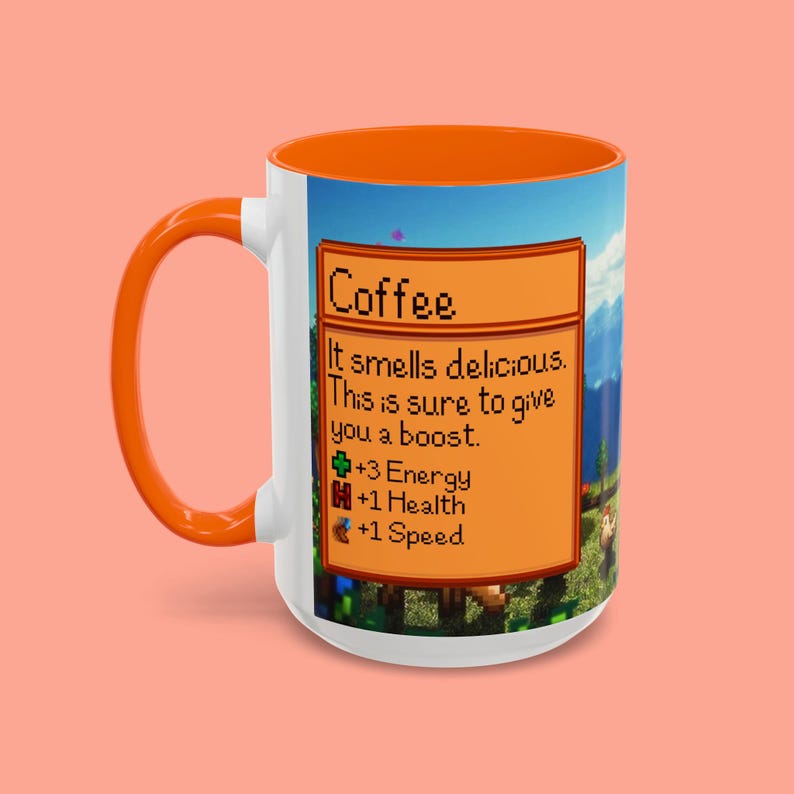 Stardew Valley Mug | Gamer Coffee Cup | Gamer Mug | Coffee Mug