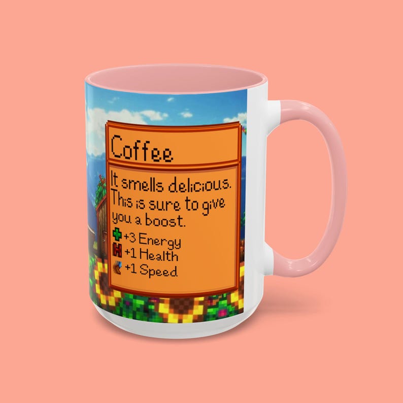 Stardew Valley Mug | Gamer Coffee Cup | Gamer Mug | Coffee Mug