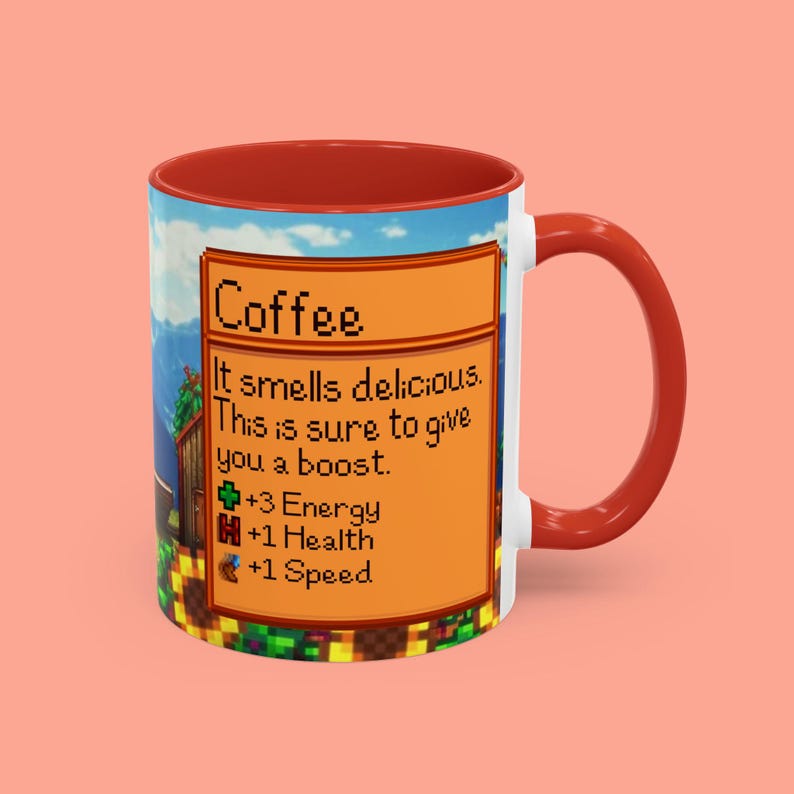 Stardew Valley Mug | Gamer Coffee Cup | Gamer Mug | Coffee Mug