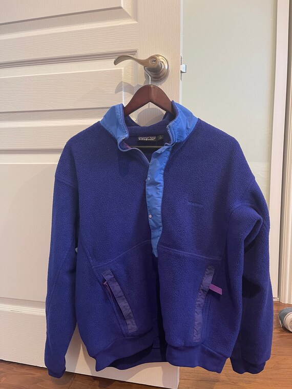 Vintage Patagonia Fleece Half-zip Men's L 1990's