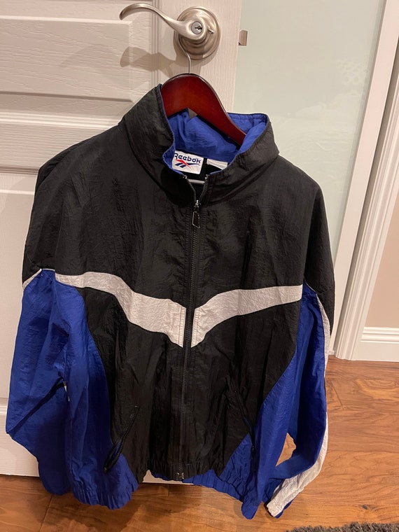 Vintage Reebok Windbreaker 1990's Men's Large