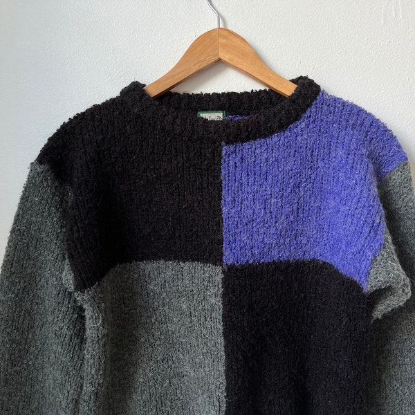 Colorblock Sweater - Etsy