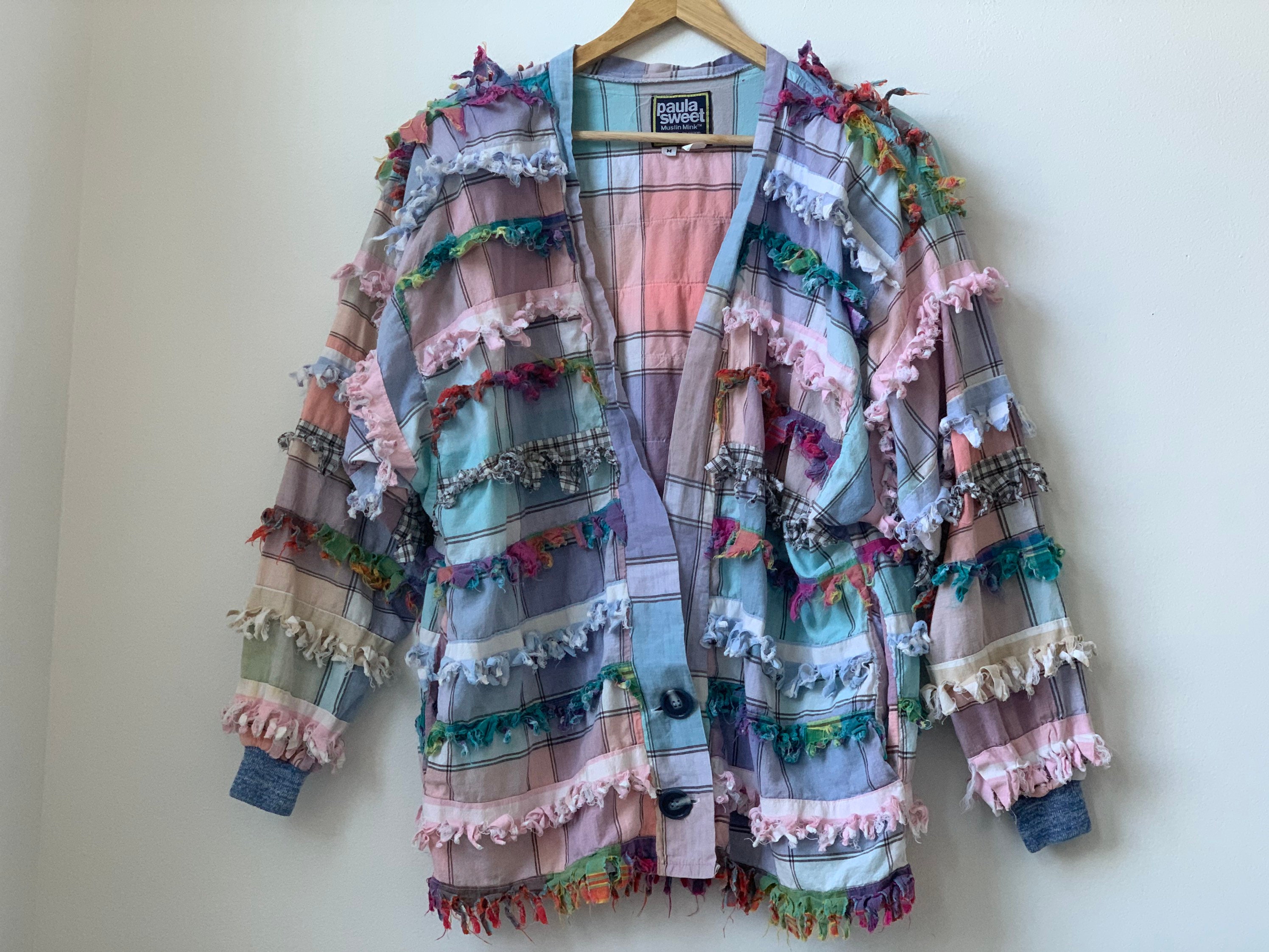 Vintage 80s Paula Sweet Muslin Mink Multicolor Multi Pattern - Etsy