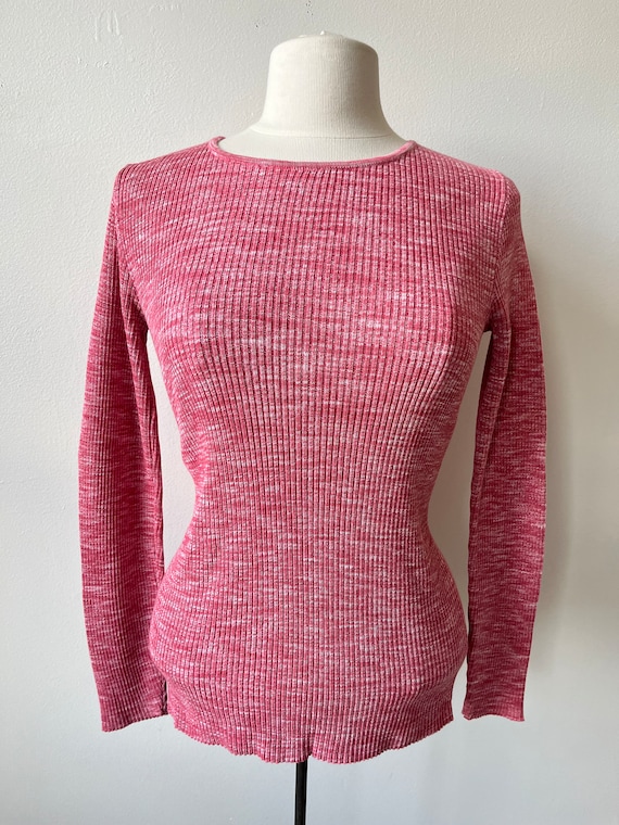 vintage Tricots St Raphael ribbed knit crewneck s… - image 6