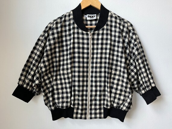 80-90s DONNA KARAN　Linen Over Jacket Inside ファッション 80-90s DONNA KARAN Linen Over Jacket