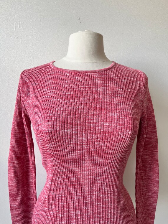 vintage Tricots St Raphael ribbed knit crewneck s… - image 5