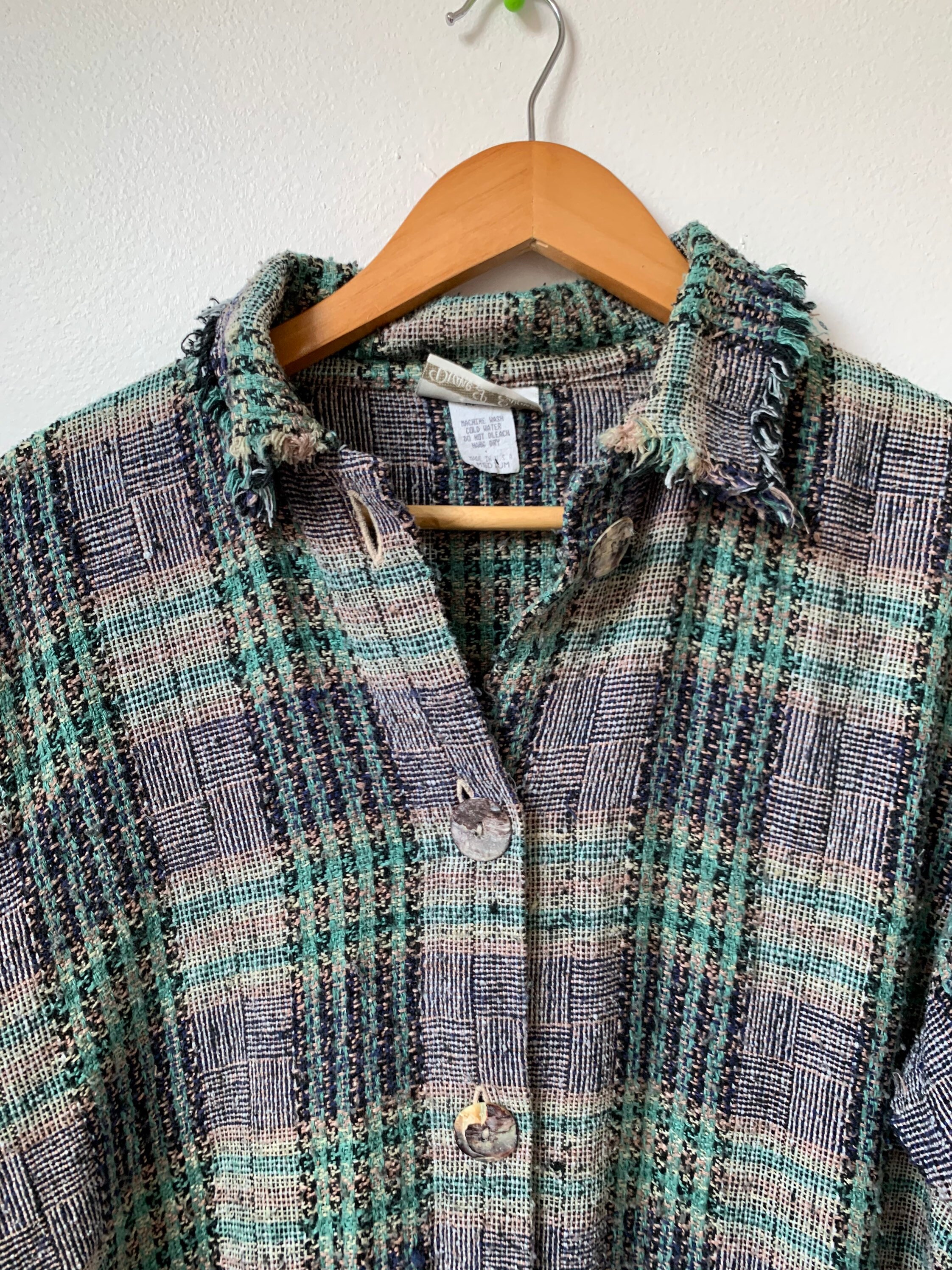 overshirt with fringe
