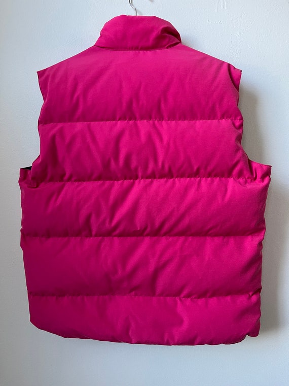 vintage Penfield pink down puffer vest bright pin… - image 9