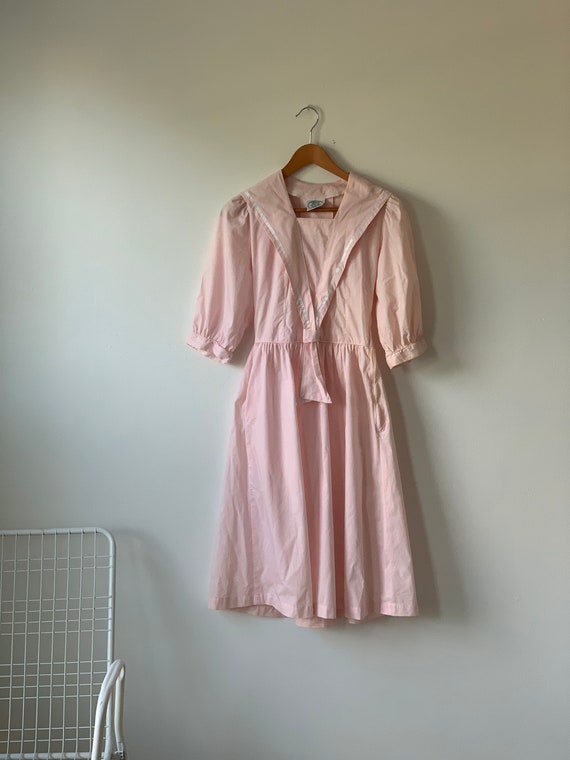 vintage laura ashley pink striped nautical style r