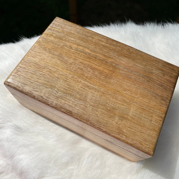 Awesome Natural Finish Wooden Box *Storage