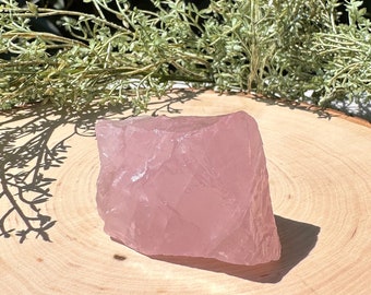 Beautiful Rose Quartz Raw Chunk * Rough *Love *Harmony *Peace