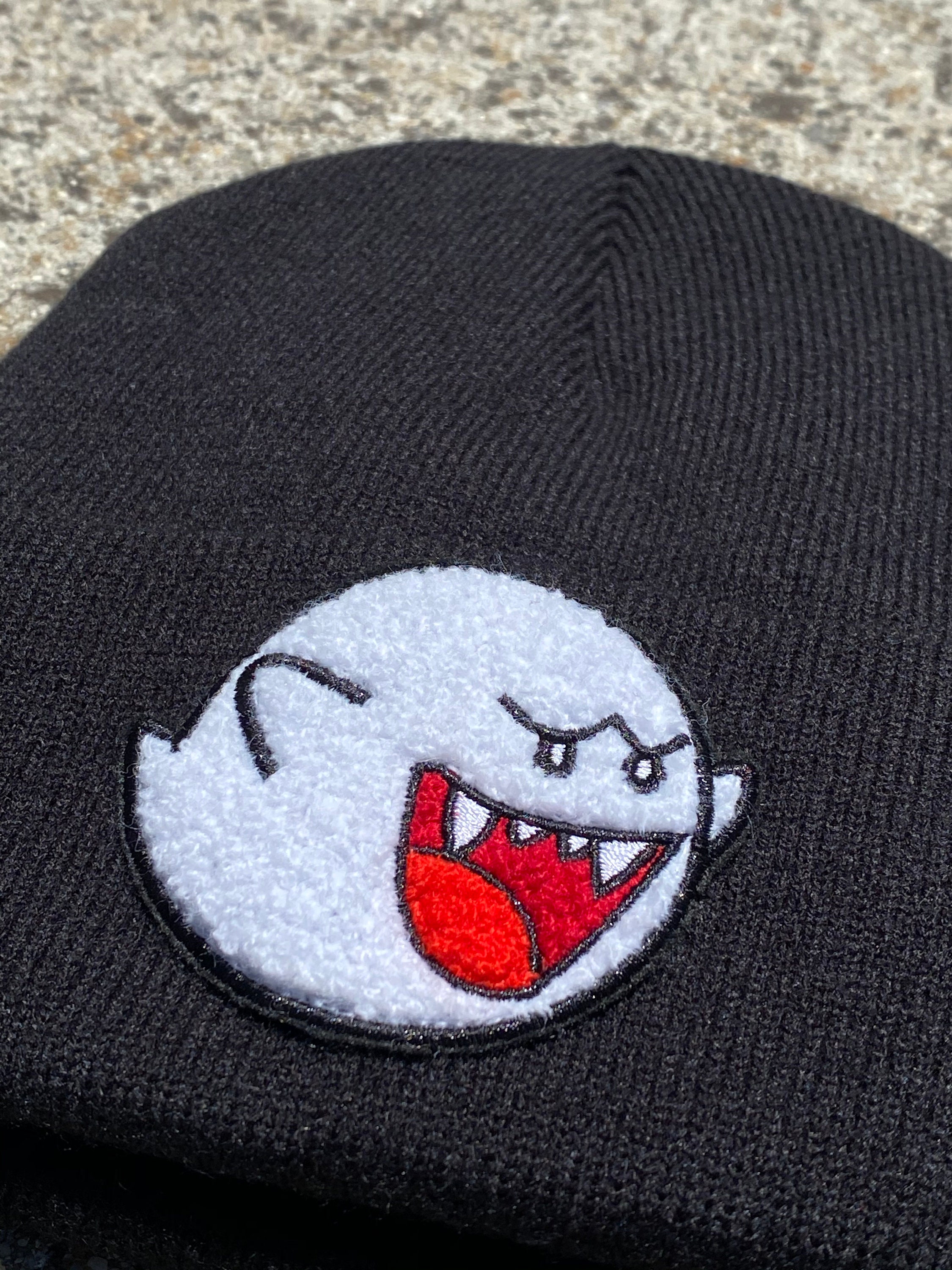 Super Mario Boo Varsity Nintendo Beanie Hat