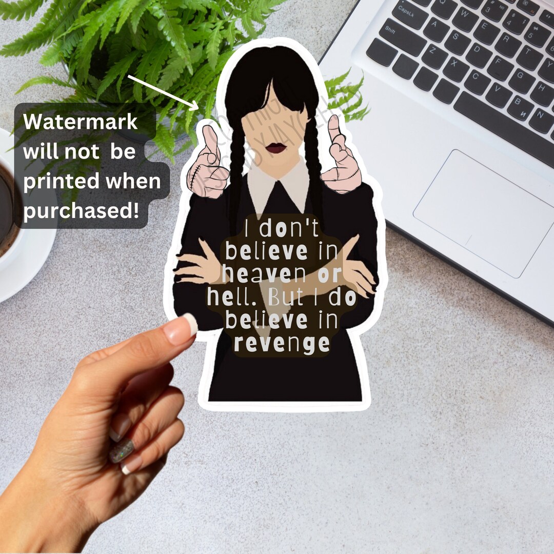 Wednesday Sticker Note Wednesday Waterproof High Quality Sticker Set of 2 - Etsy