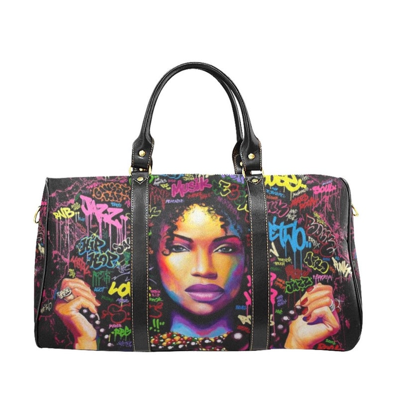 Graffiti Hair Diva Travel Bag