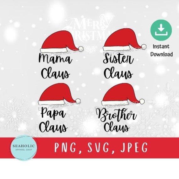 Papa Claus Svg Family Xmas Xmas Gift Idea Holiday Party Png Funny Christmas Svg Santa Claus Christmas Decoration Drawing Illustration Digital Womenintech Fi