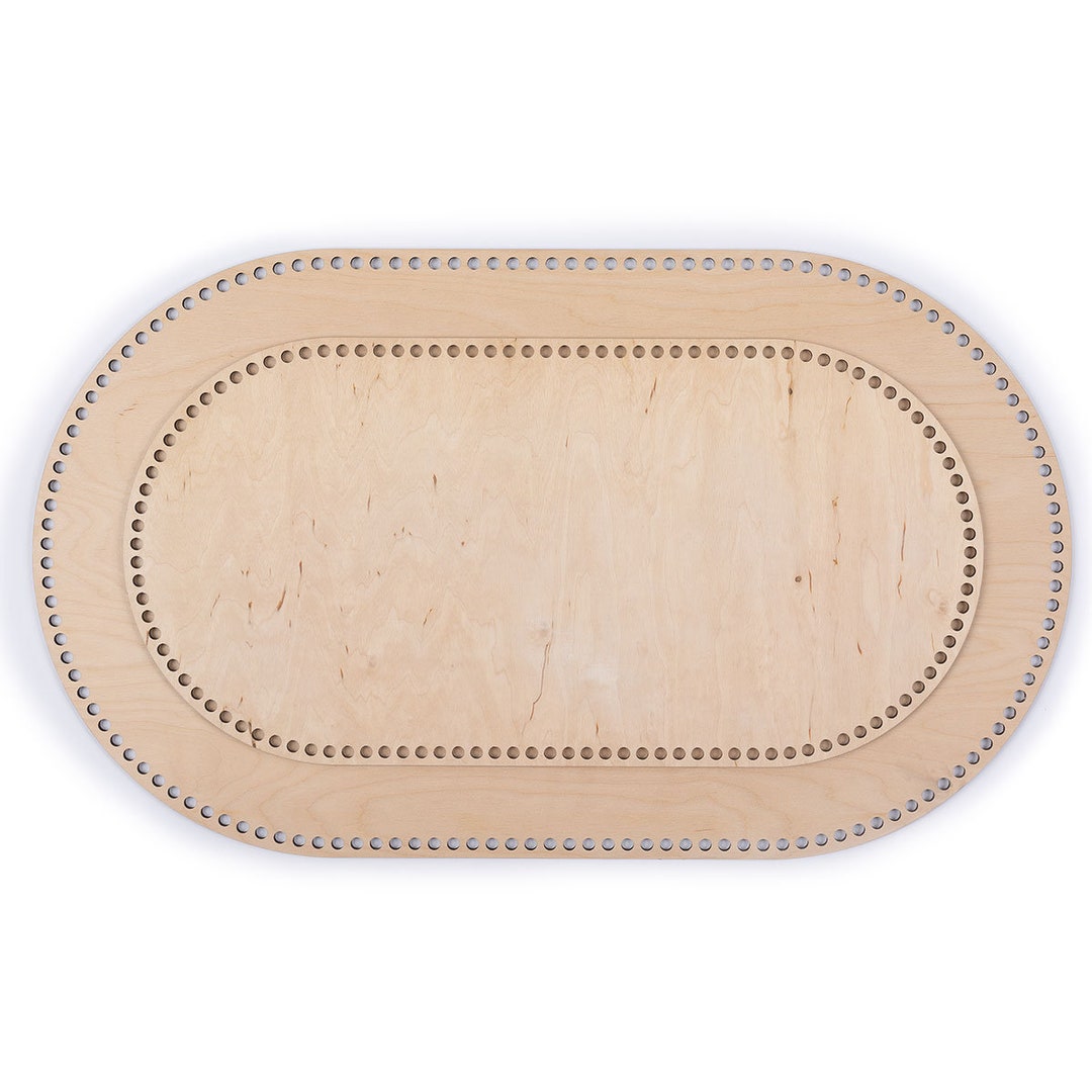 BASKET BASE Moses Basket, 70x35/85 X 50 Cm, Holes 1 Cm, Wooden Base