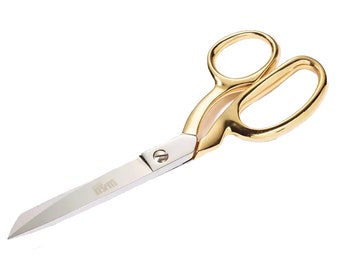 TAILOR'S SCISSORS "Gold Edition", 20 cm/8", Prym, hand-sharpened fabric scissors with steel blades, macrame scissors, sharp scissors, clean edges